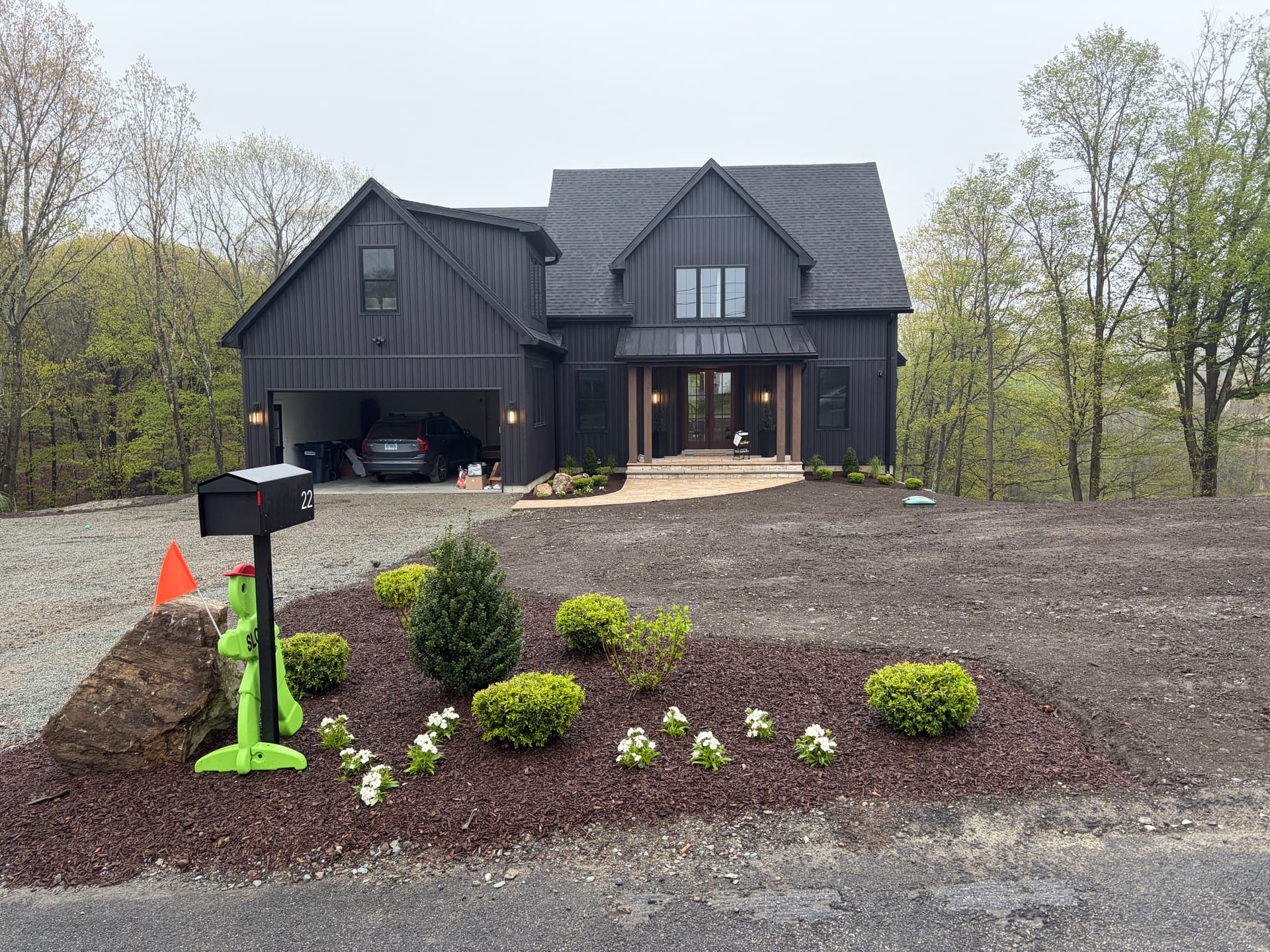 Gallery photos for New Build Landscaping Done Right - Plants, Mulch and Pavers: Image #1