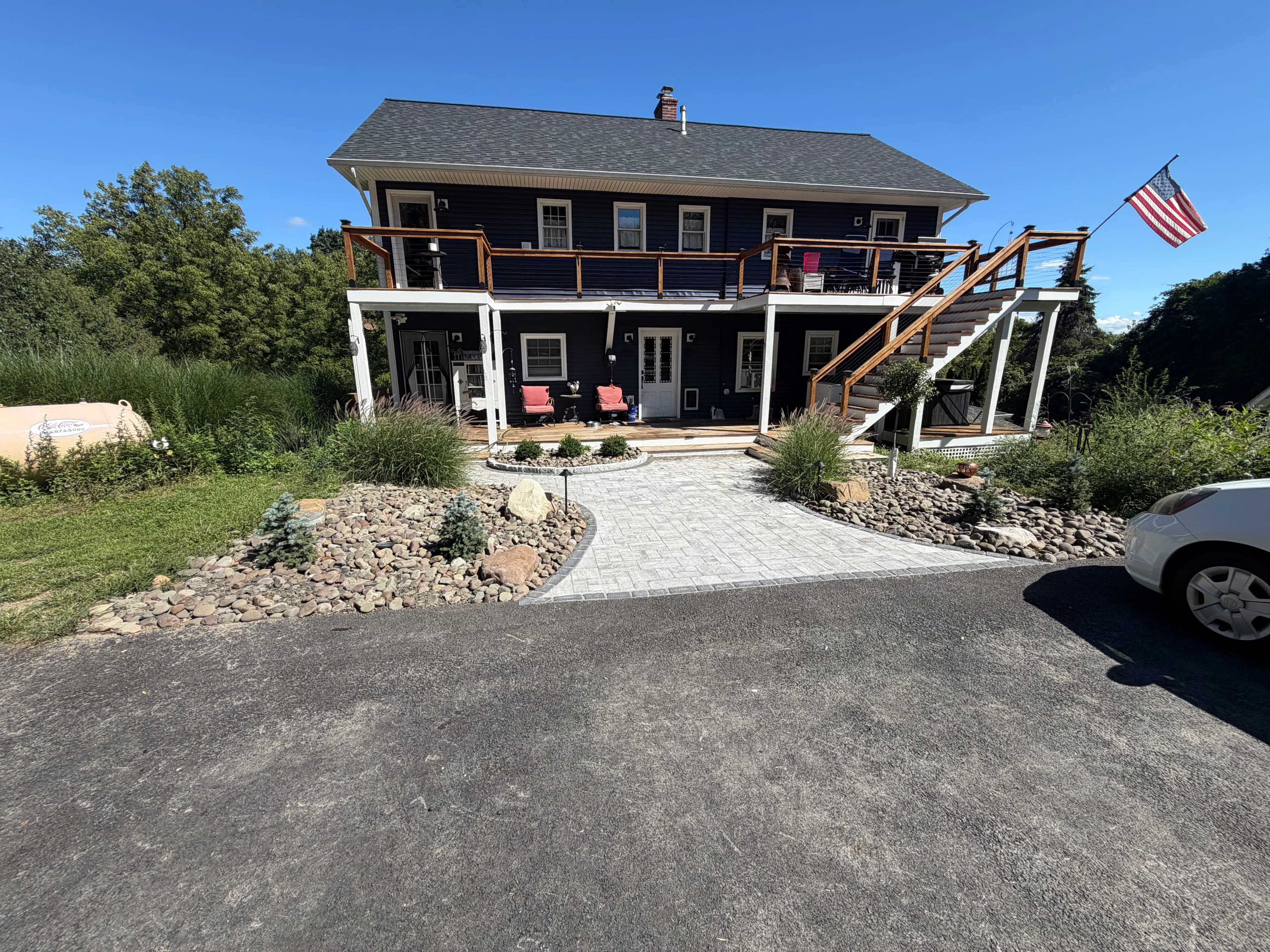 Project Paver Walkway and Landscape Design That Gets Better With Time image