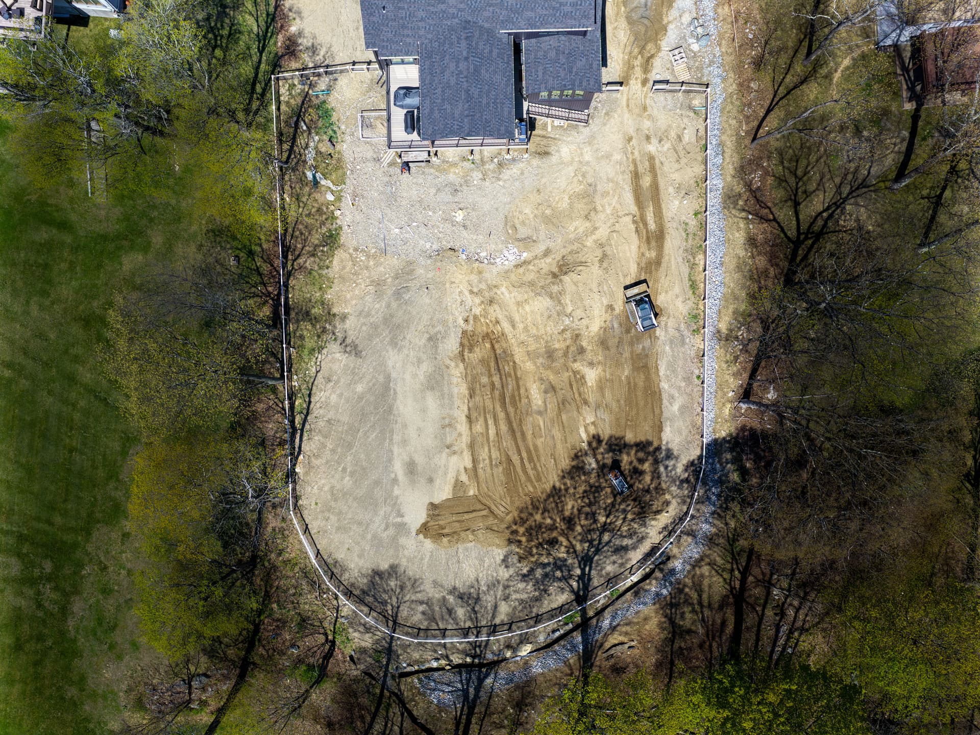 Gallery photos for New Home Site Topsoil and Grading Underway: Image #1