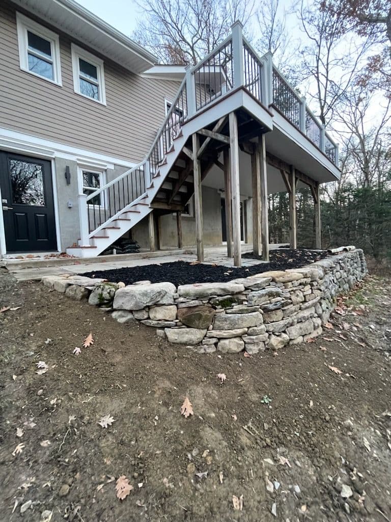 Gallery photos for Natural Rock Wall Repair in Hyde Park: Image #1