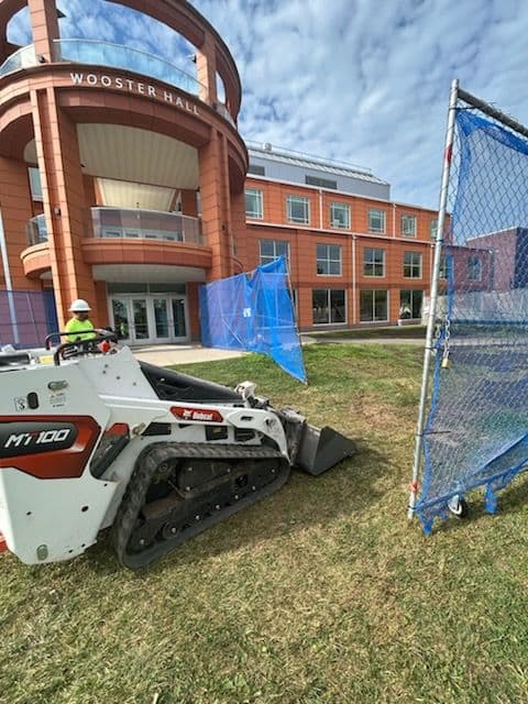 Gallery photos for Grass and Topsoil Restoration at Wooster Hall SUNY New Paltz: Image #3