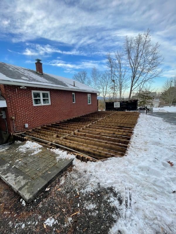 Gallery photos for Winter Preparations for Drainage and Egress Window in New Paltz: Image #1