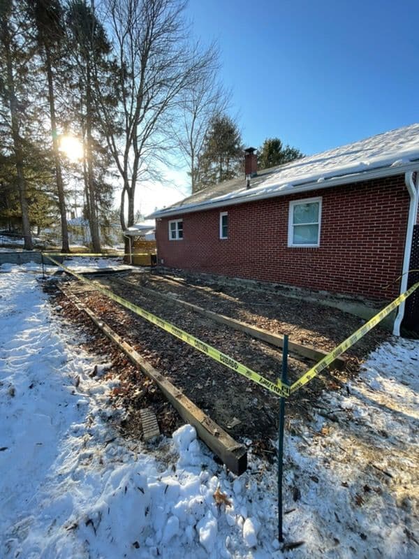 Gallery photos for Winter Preparations for Drainage and Egress Window in New Paltz: Image #2